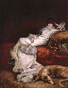Georges Clairin Sarah Bernhardt Spain oil painting artist